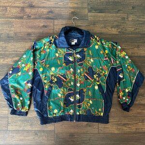 Fuda Sport Nylon vintage Floral windbreaker Jacket